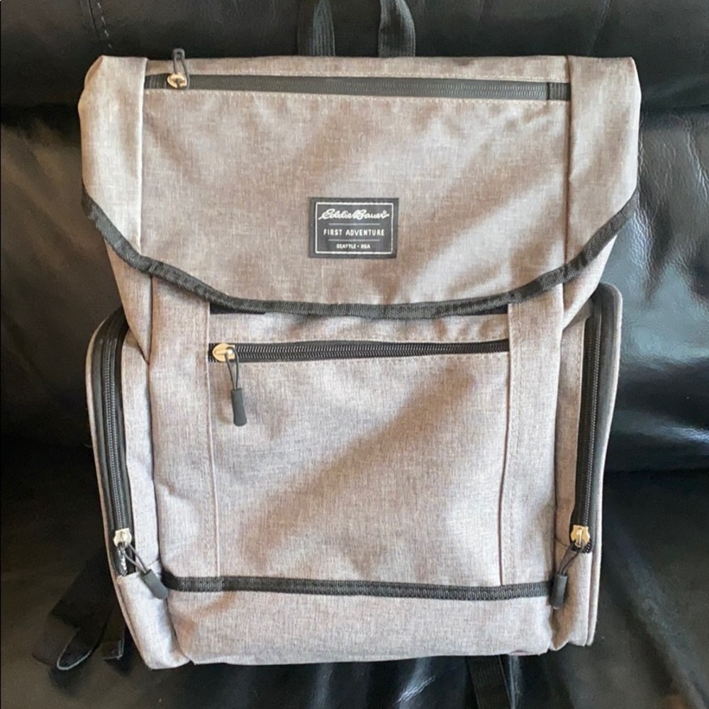 Eddie Bauer Echo Back Pack Diaper Bag - Gray
